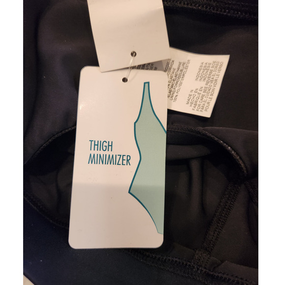 NWT Swim Solutions Bathing Suit Bottom Swim Skirt Thigh Minimizing Black 8 - Picture 6 of 6